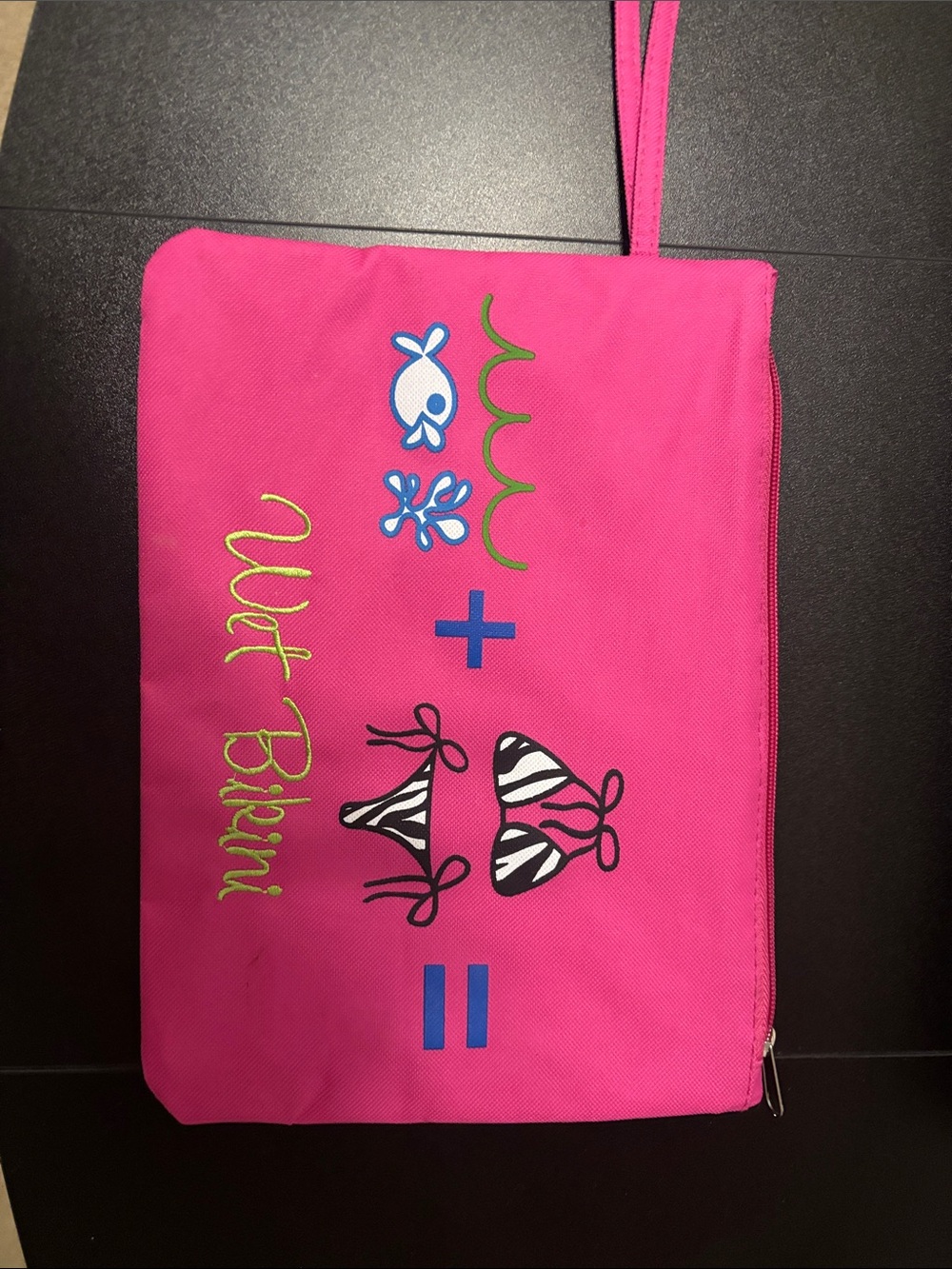 Kids Pink Swim Accessory Pouch